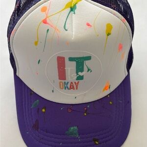 Colorful Splatter Trucker Hat